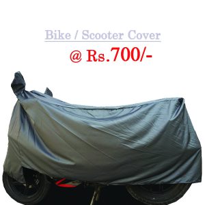 Universal Bike & Scooter Cover Full Size Bike Cover, Color May Vary