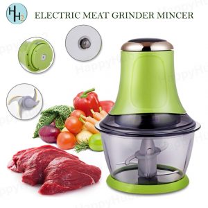 Meat And Vegetable Grinder 2L Powerful Multifunctional Food Processor Stainless Steel